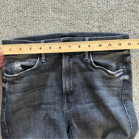 MOTHER‎ The Mid Rise Dazzler in Open Later Gray Busted Knee Size 26 - Picture 9 of 9